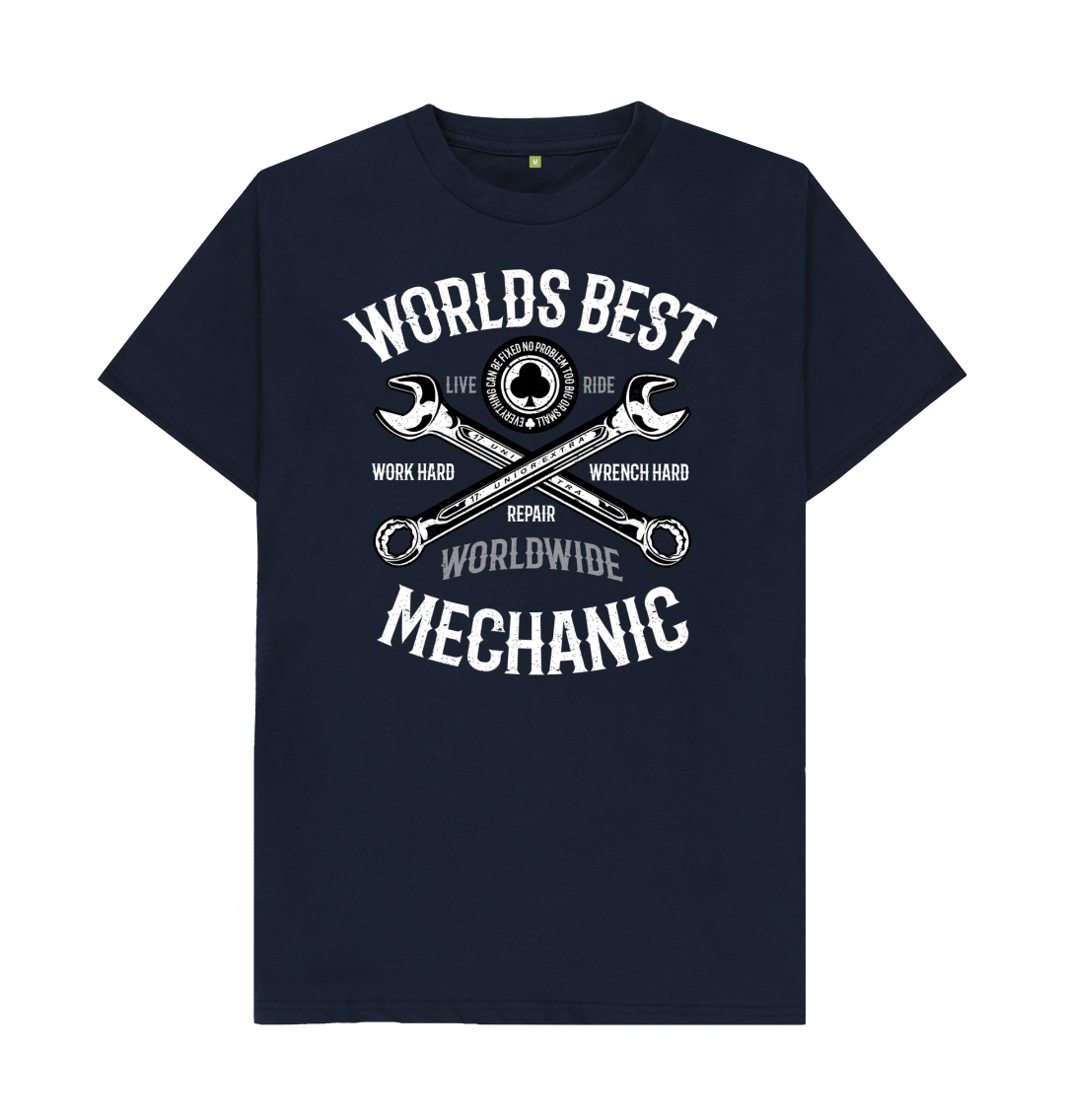 Worlds Best Mechanic T-Shirt Funny Gift Shirtbox