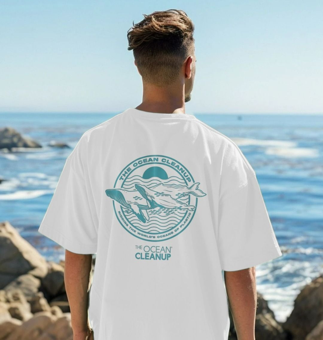 Oversized Ridding The Ocean Of Plastic T-shirt