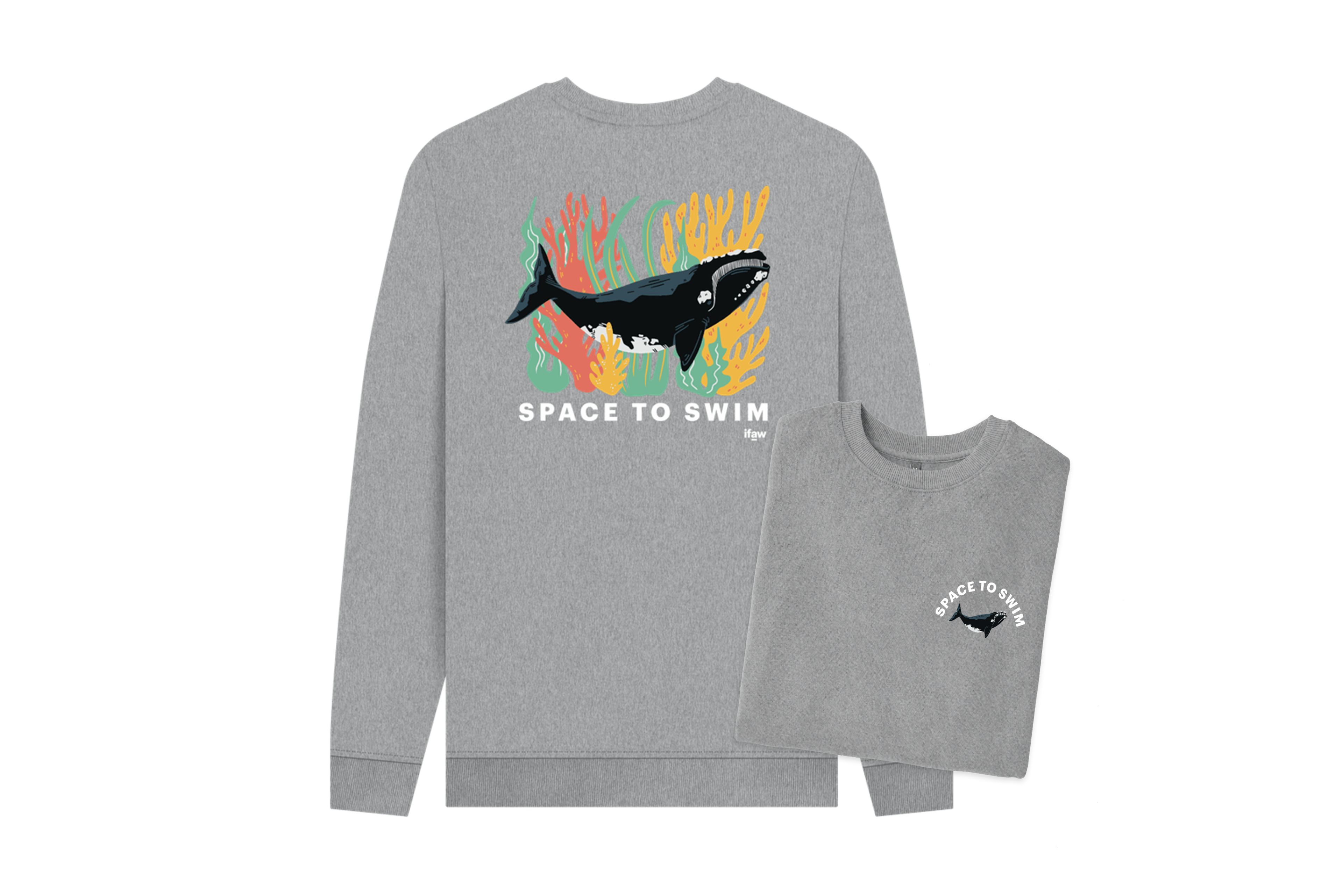 Whale Conservation Sweatshirt | Save the Right Whale | ifaw
