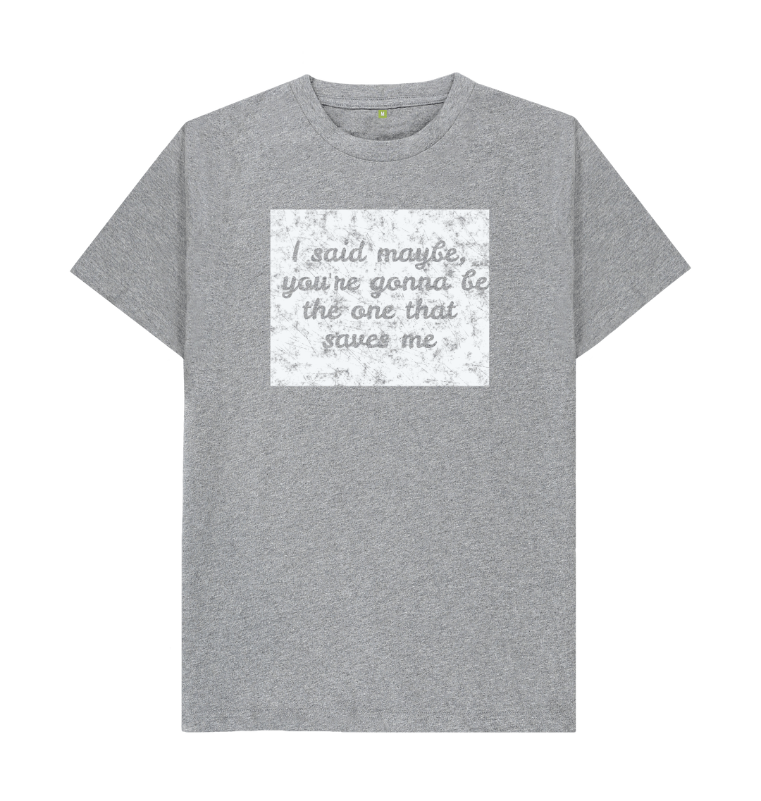 Oasis inspired Wonderwall lyrics t-shirt