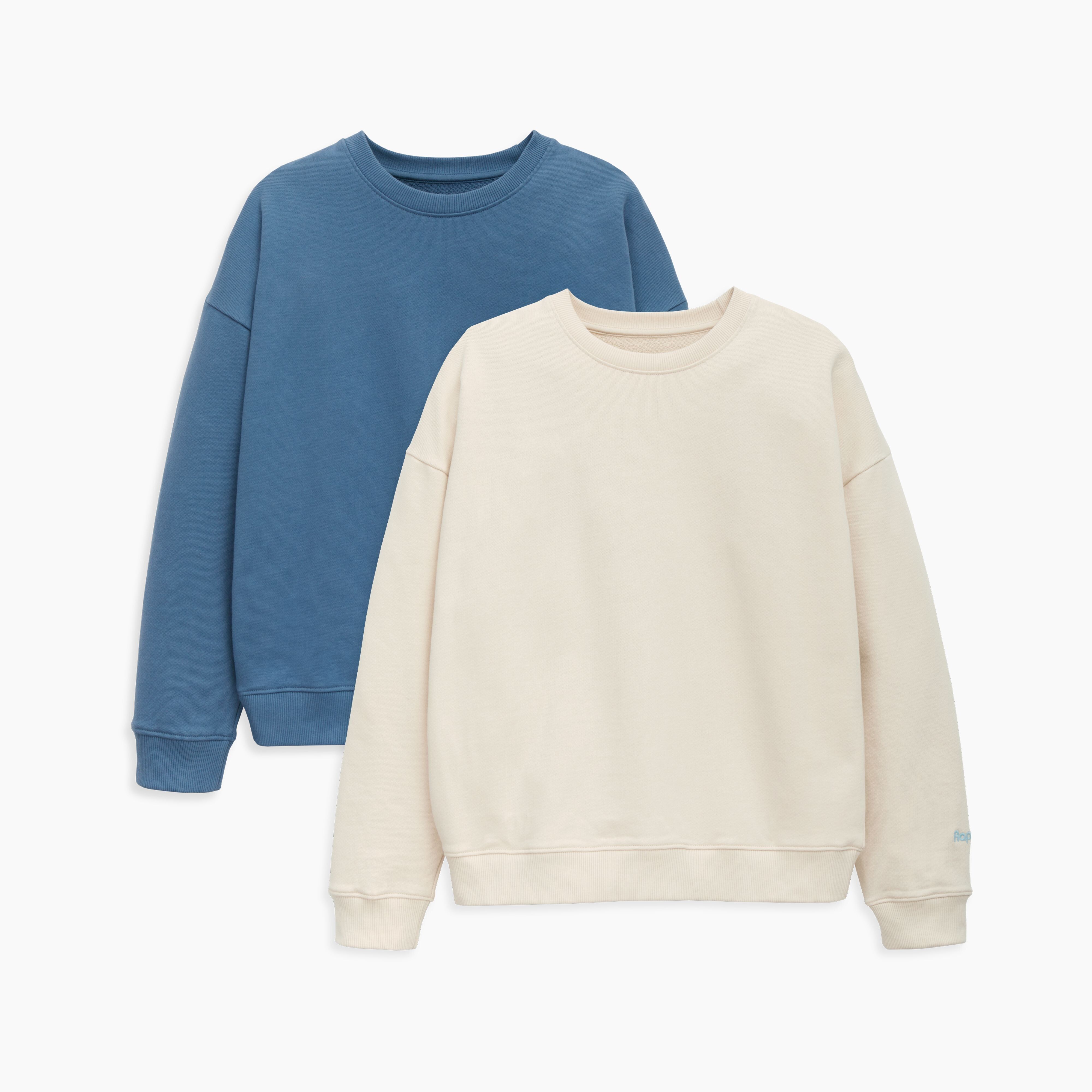 Men's Oversized Sweatshirt 2 Pack | Loopback Bundle | Rapanui