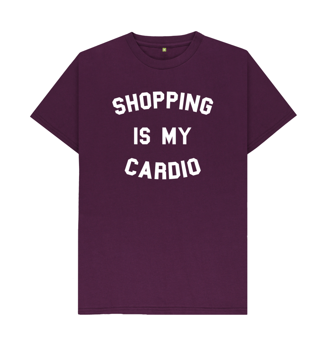Shopping Is My Cardio T-Shirt Funny Slogan Tee Shirtbox