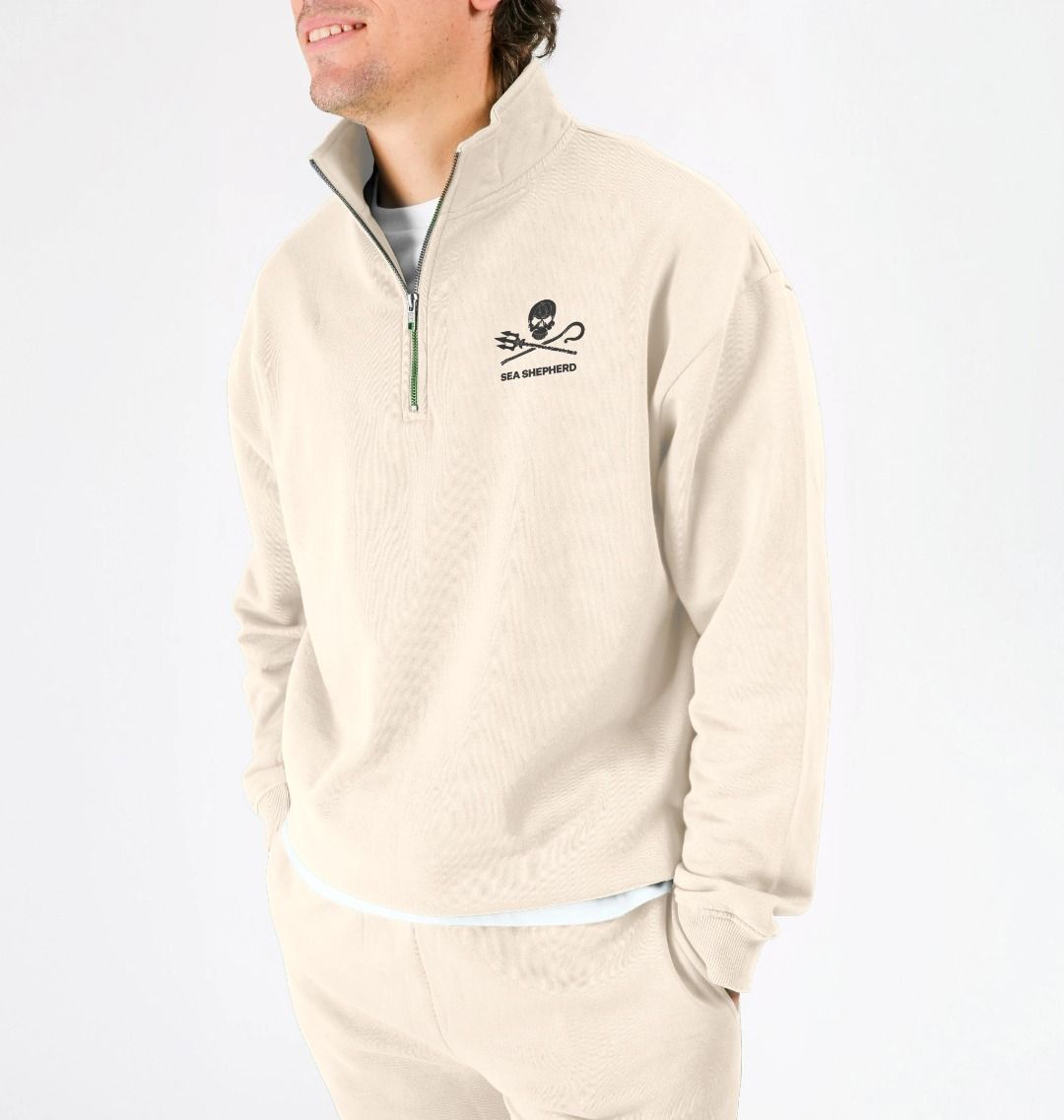 Respect The Locals Half Zip Sweatshirt