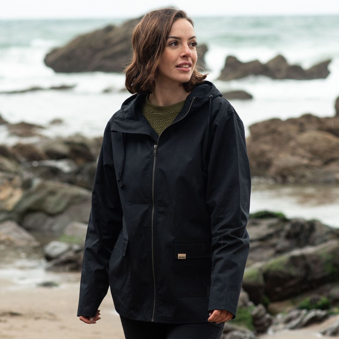 Women's Lightweight Jacket Waterproof Hooded Rapanui