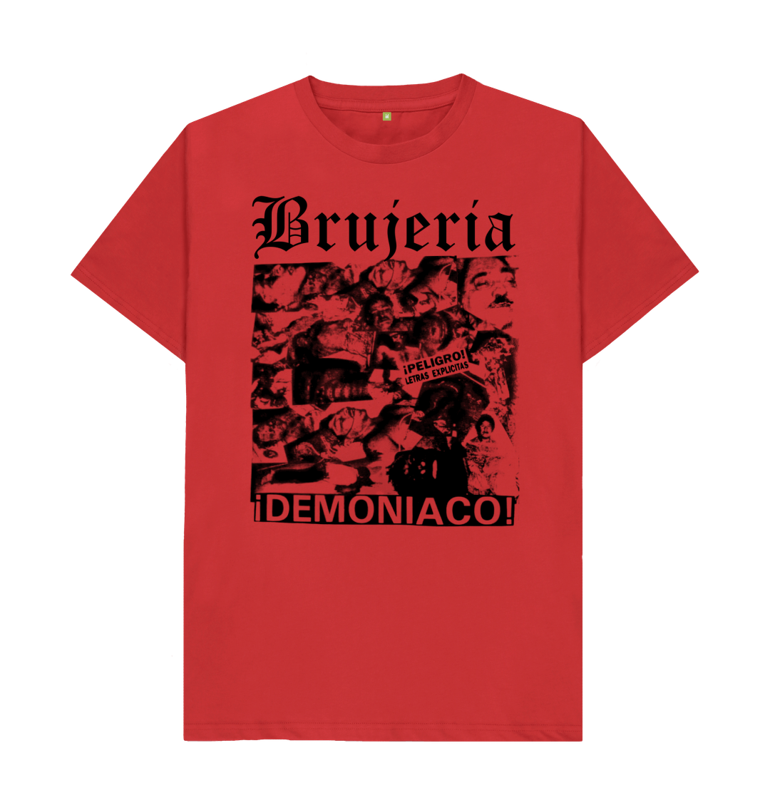 Demoniaco Red Shirt by Brujeria - Old School Death Metal