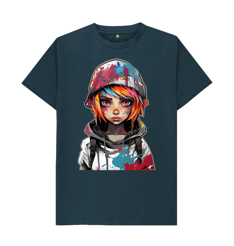 Men's Anime Painter Girl T-Shirt