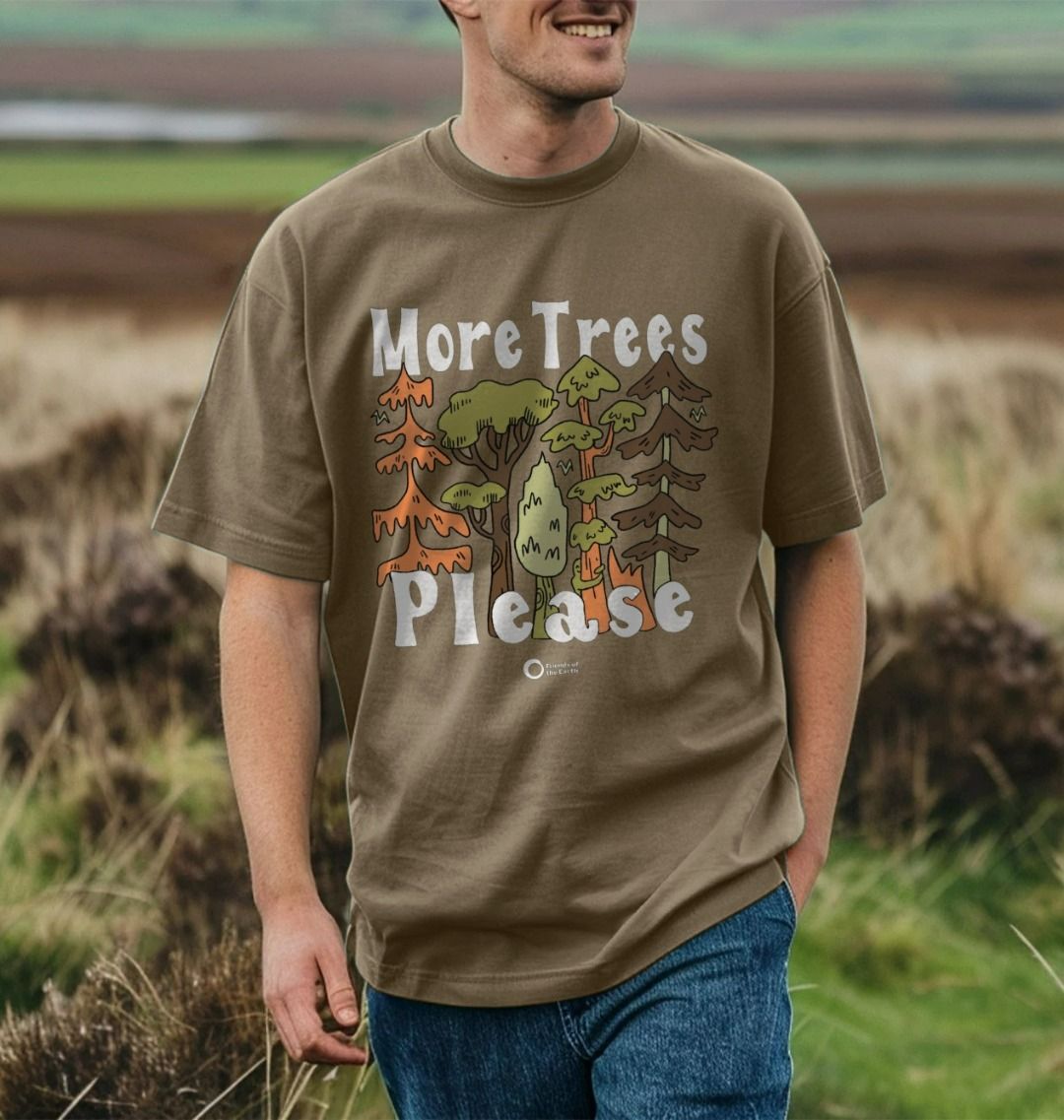 Men's Tree Oversized T-shirt | Friends of the Earth Shop