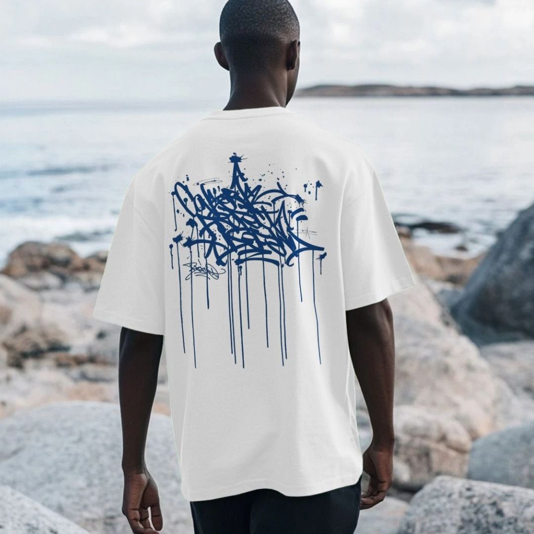 Graffiti Art Men's Oversized T-shirt x Bisco Smith