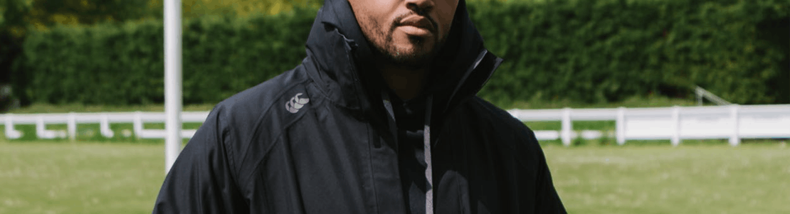 Canterbury Jacket XL ブラック Rugby Jacket: Canterbury Club Track Jacket- Water Repellent