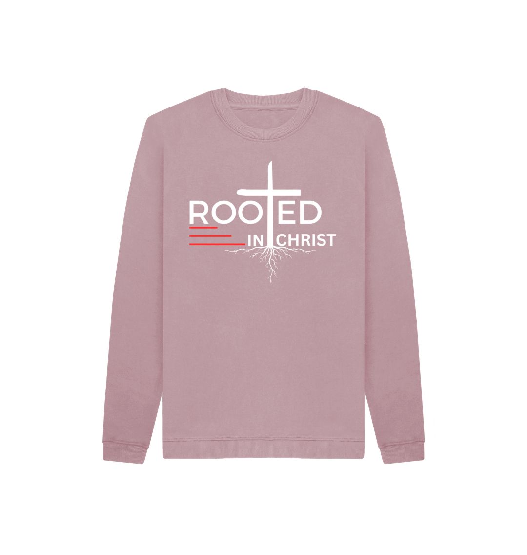 Colossians 2:7 - Rooted in Christ Organic cotton Kid's Jumper & Sweatshirt
