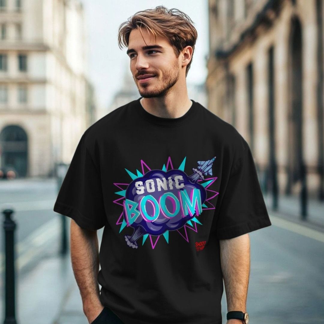 Sonic Boom Oversized T-Shirt