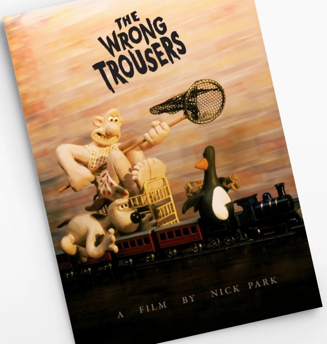 The Wrong Trousers Poster | Official Wallace & Gromit Merch