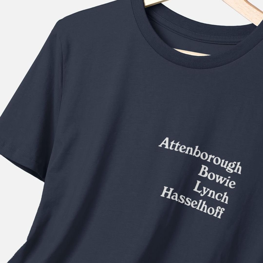The David Tee - White Print