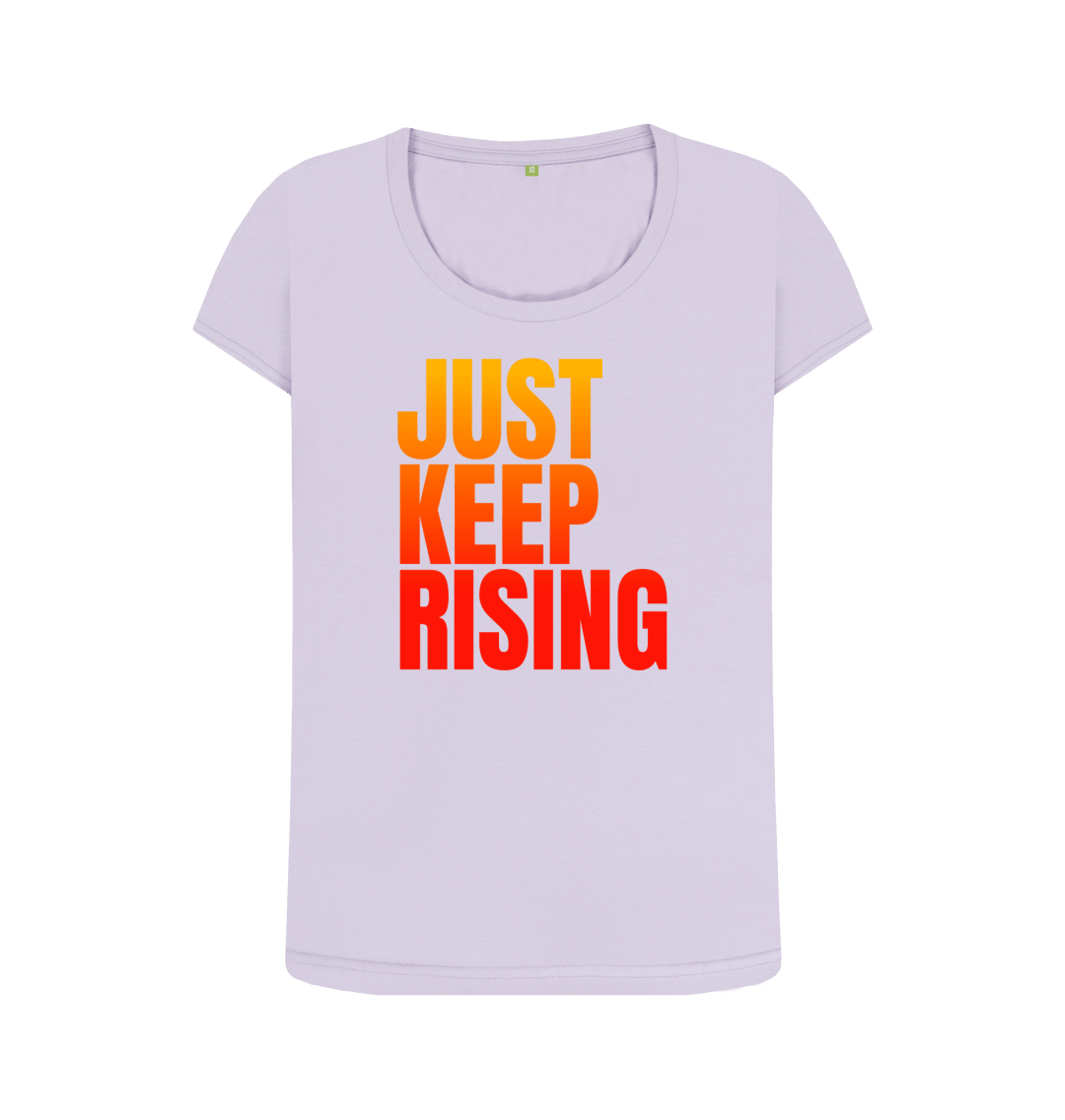 Keep Rising KEEP RISING SCOOP NECK TEE - Colour Print - Women's
