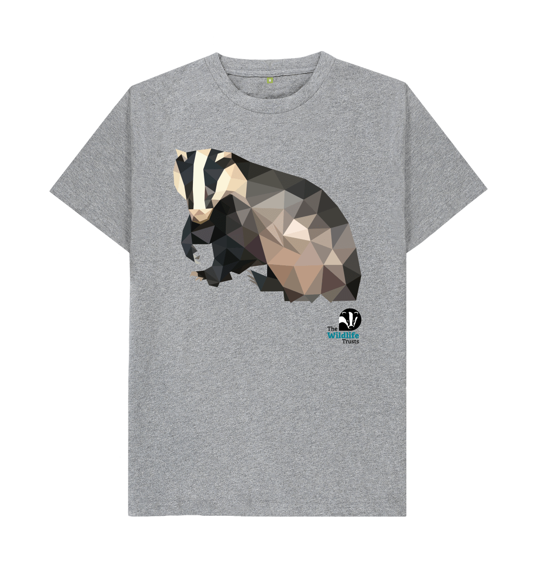 T-shirt Top Badger Animal Face Ani Mates Divertenti Novità Uomo - Foto 8