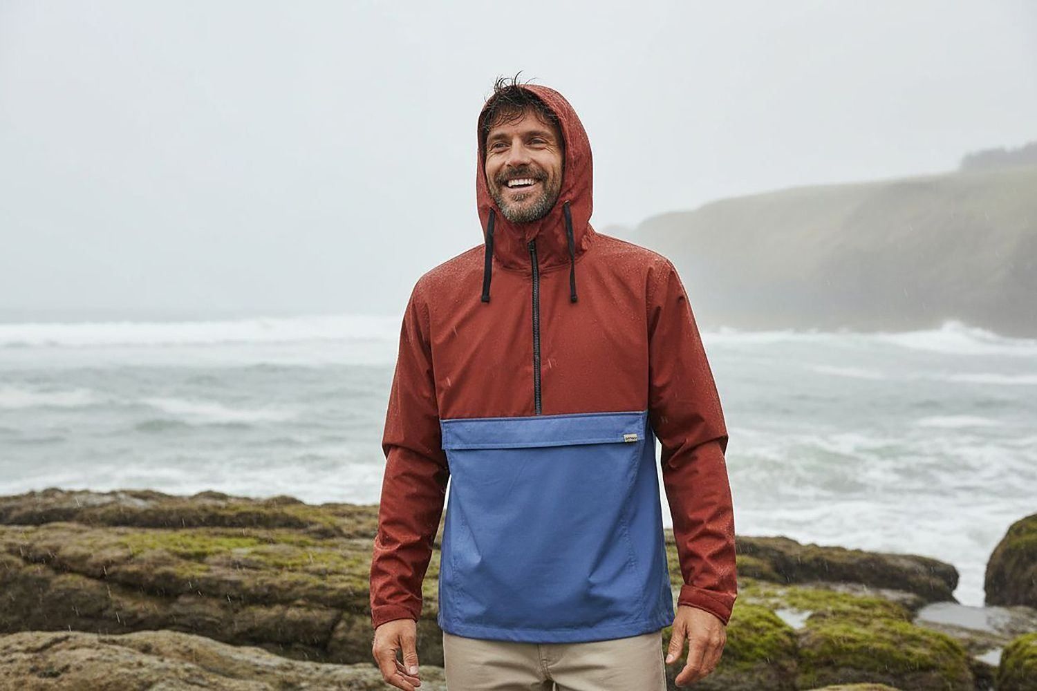 Men's Cotton Smock Jacket | Lightweight Anorak | Rapanui