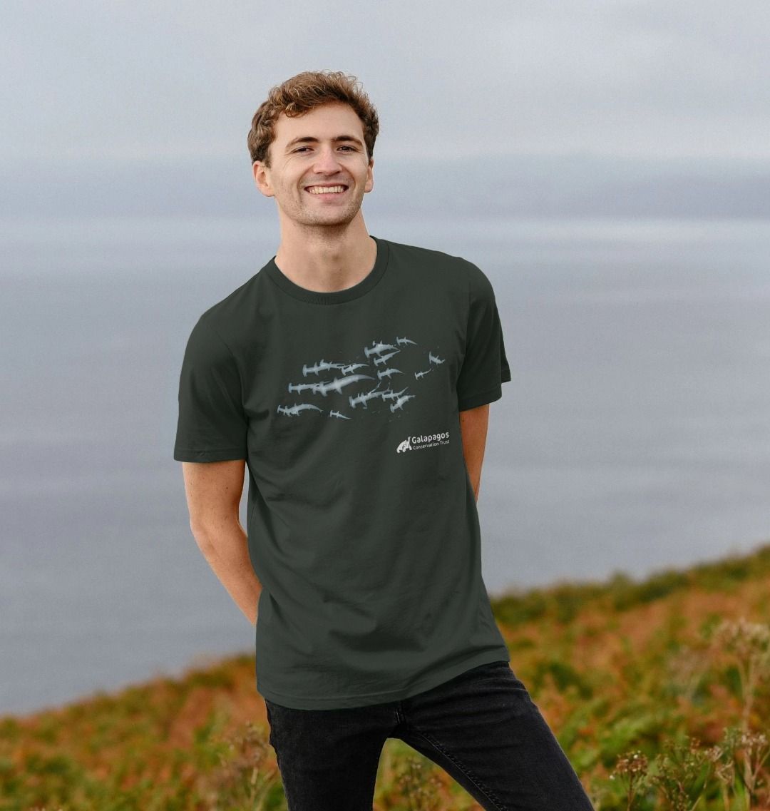 Scalloped Hammerhead Shark - Men's T-Shirt