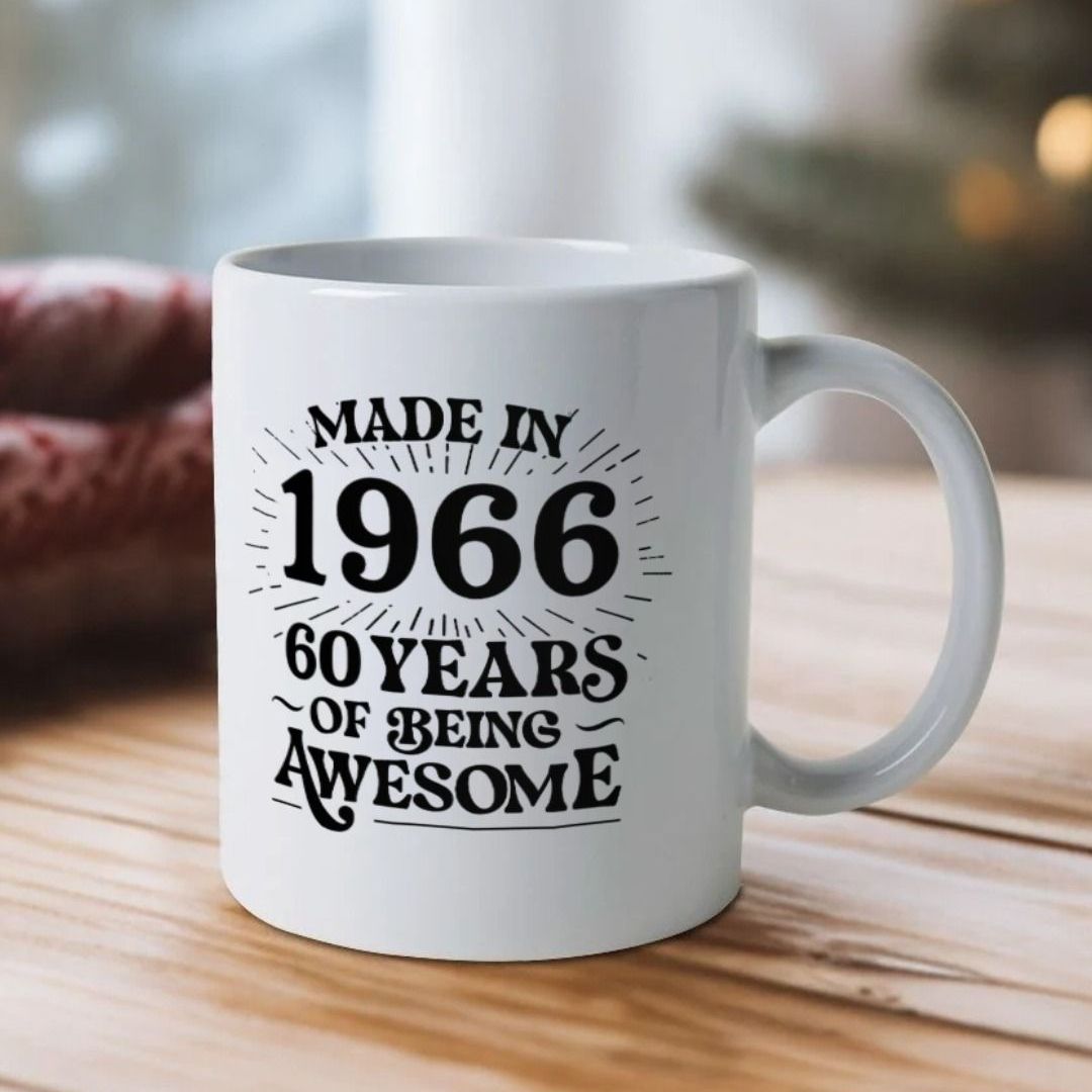 60th Birthday Mug 1965 | Made in 1965 Gift | Shirtbox