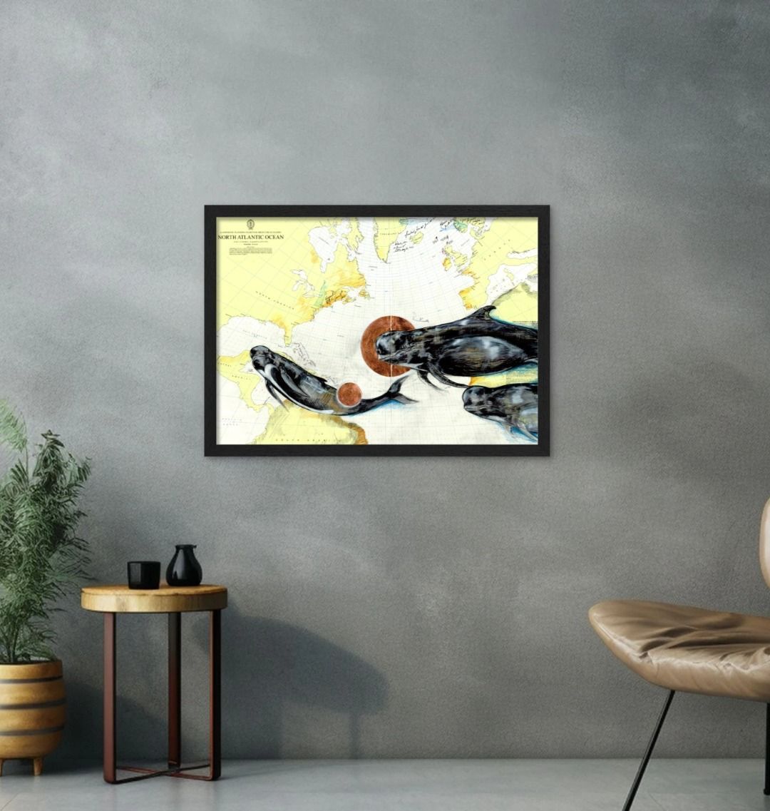 Pilot Whales Art Print - Simone Eisenbeiss