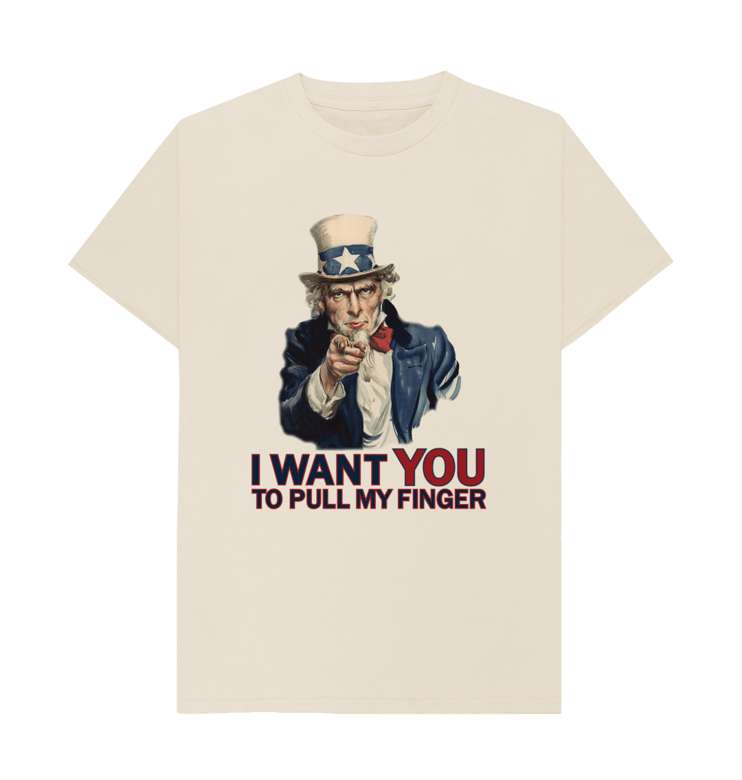 Uncle Sam Pull My Finger T Shirt | Funny Parody | Shirtbox