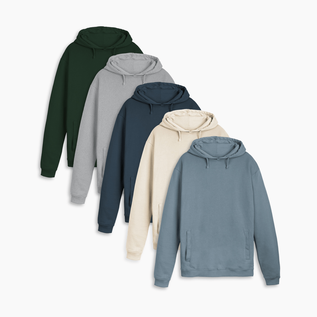 Pack Hoodies Men's Organic Hoodies Set Rapanui